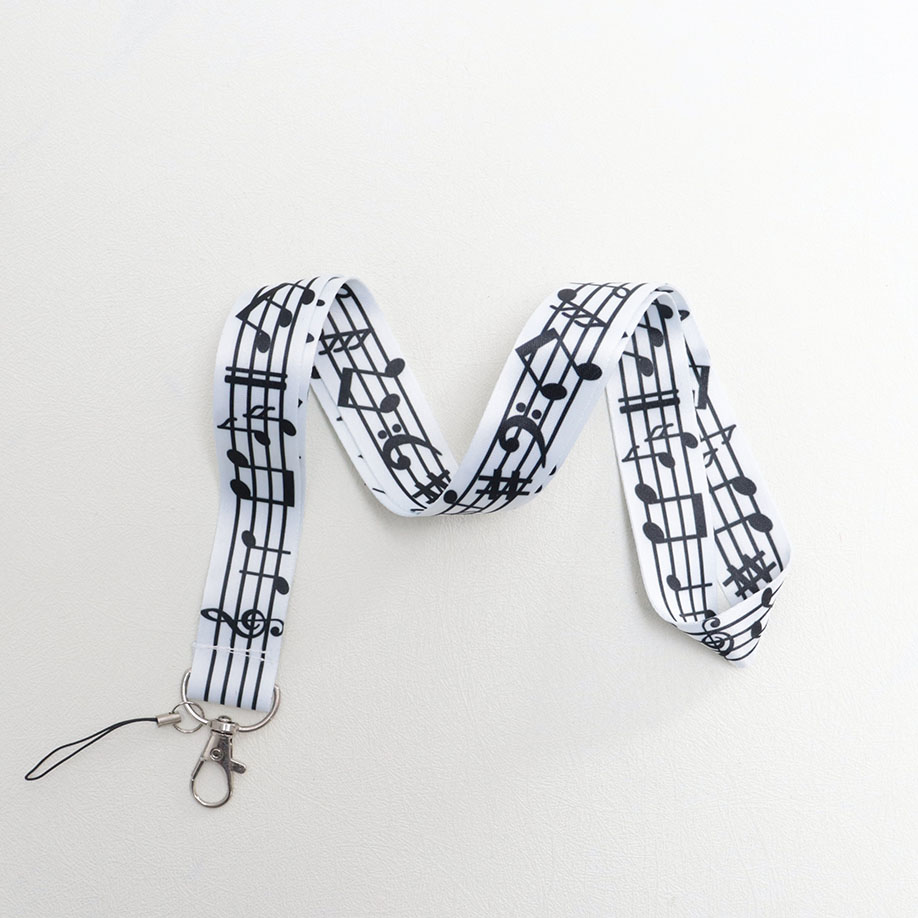 Musical Notes Lanyards for Key - огляд і ціна Blank Sheet Music Notebook