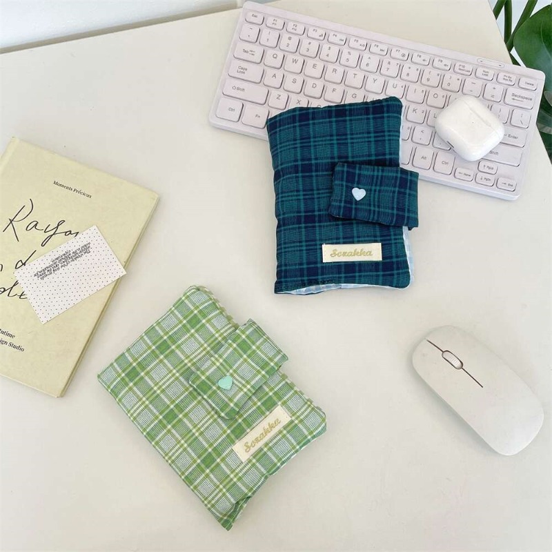 Green White Gingham Hand-journ - огляд і ціна Stationery Books