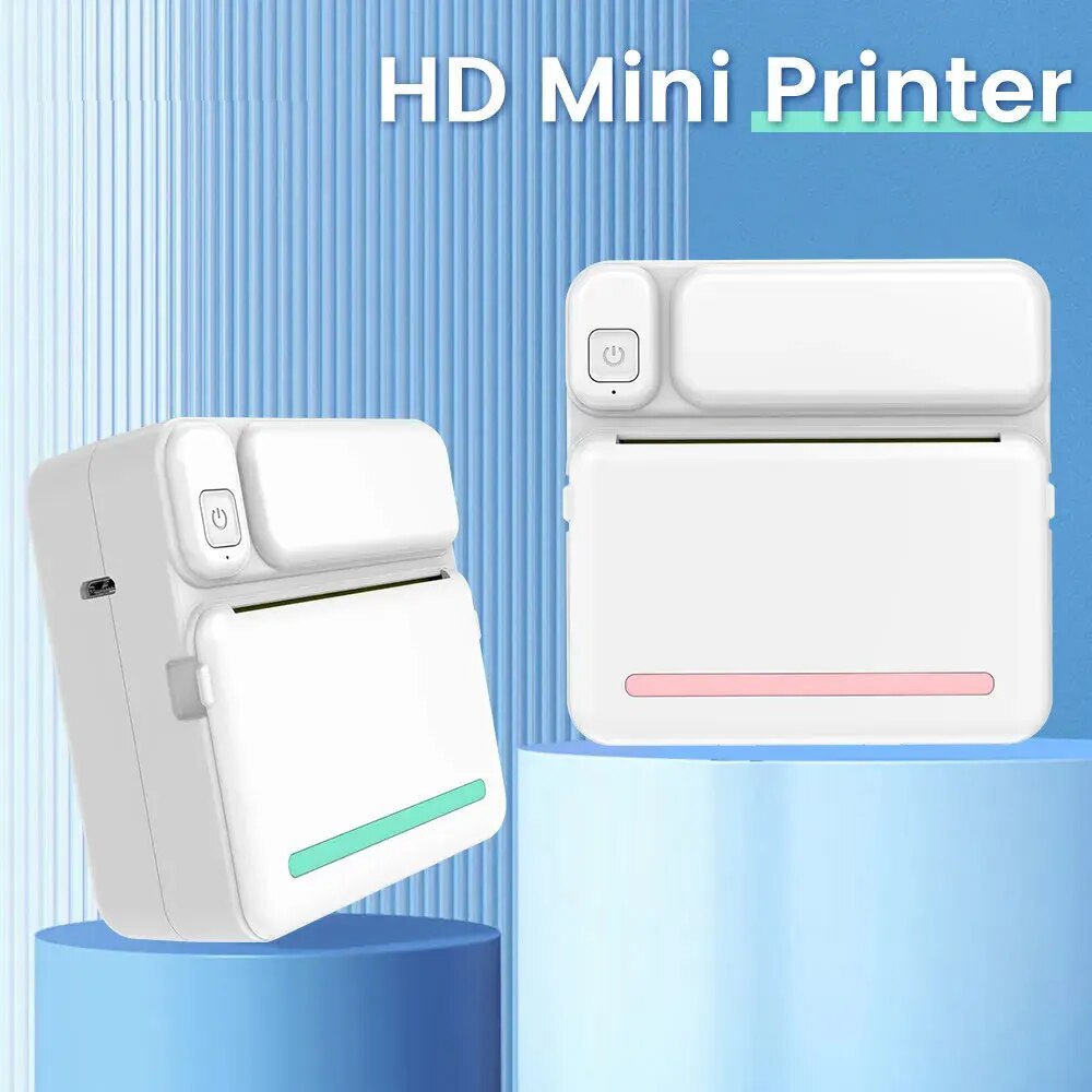 C19 MINI Print Portable Therma - огляд і ціна Mini Pocket Thermal Printer Paper Roll