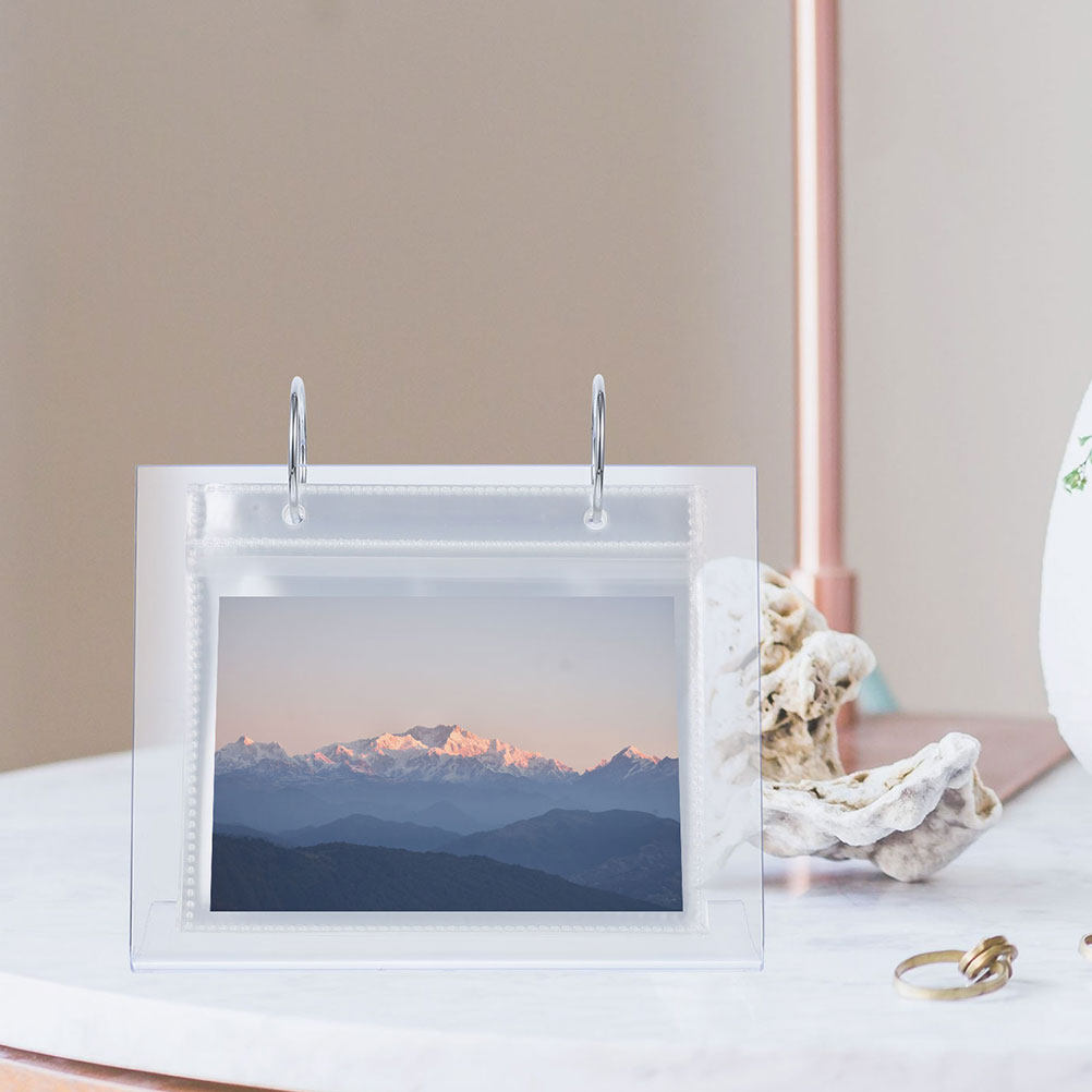 2Pcs Photo Album Acrylic Table - огляд і ціна Clear Acrylic Book Stand Holder