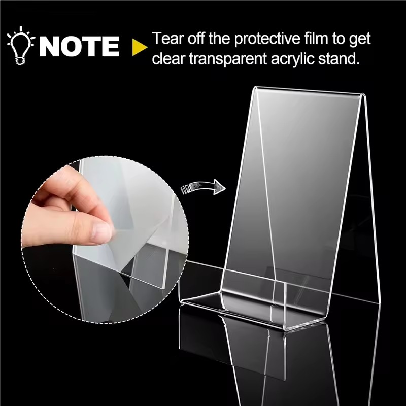 4pcs Clear Adjustable Book Sta - огляд і ціна Clear Acrylic Book Stand Holder