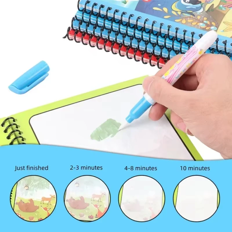 Reusable Painting Book Montess - огляд і ціна Reusable Water Magic Coloring Book