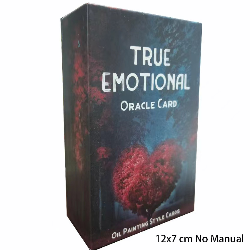 12x7 cm True Emotional Oracle  - огляд і ціна Tarot Deck With Guidebook