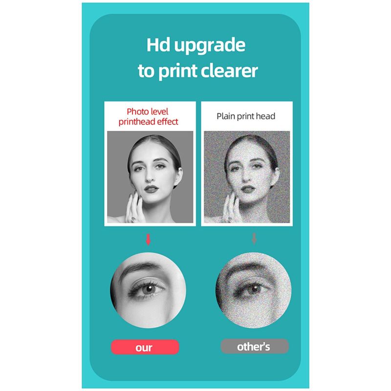 clinch X5 Portable Mini Wirele - огляд і ціна Mini Pocket Thermal Printer Paper Roll
